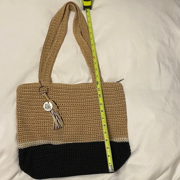 The Sak Tan Crochet Shoulder Bag - Picture 2 of 6